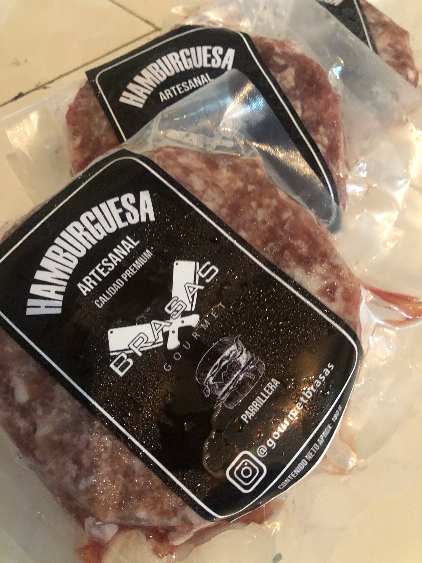 HAMBURGUESA PREMIUM 180 g.